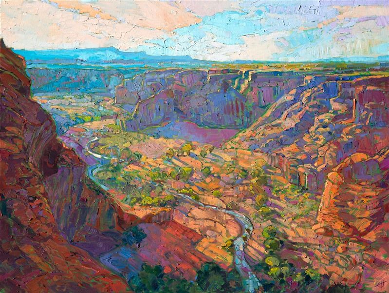 Erin Hanson painting Daybreak