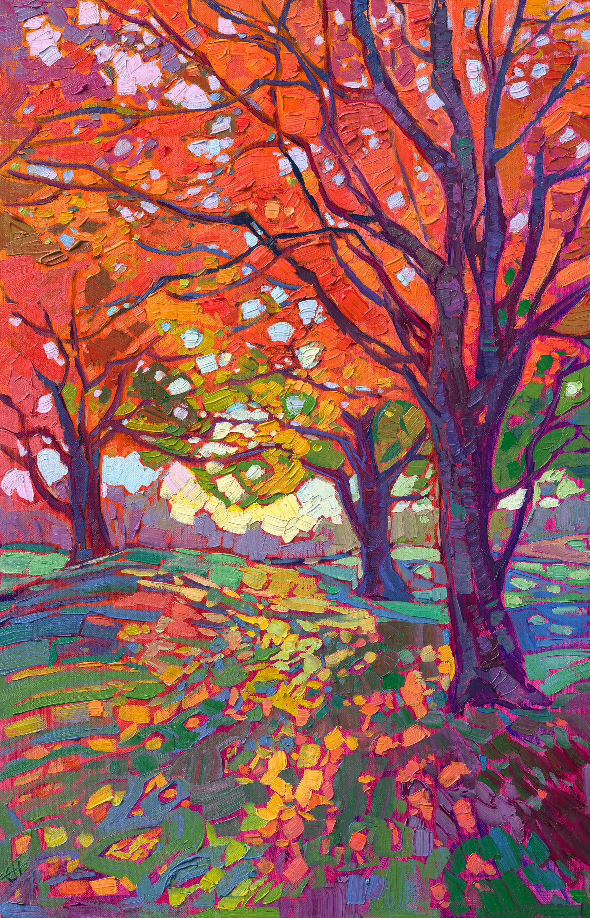 Erin Hanson painting Maple Lights