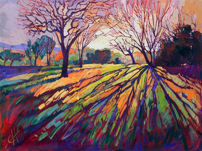 Erin Hanson painting Crystal Light