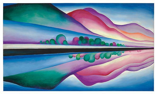 Lake George Reflection by Georgia O'Keeffe