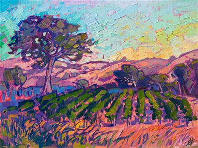 Painting Paso Vineyard