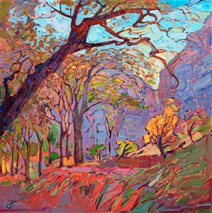 Painting Beneath the Cottonwoods