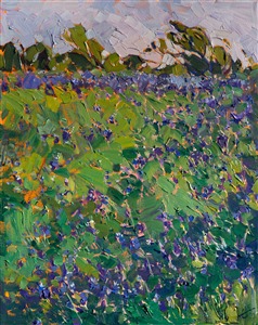 Painting Texas Bluebonnets