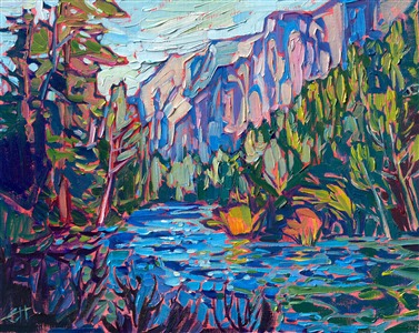 Painting Yosemite Cliffs