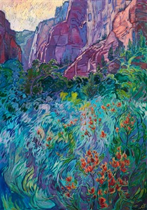 Painting Kolob in Bloom