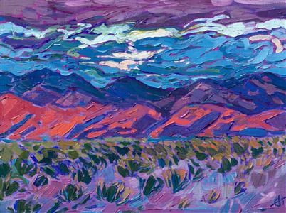 Painting Range at Dusk