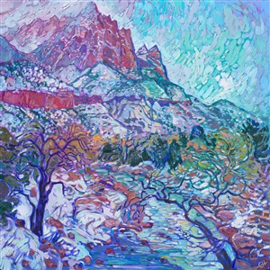 Painting Winter Zion