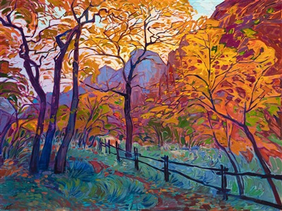 Painting Autumn in Zion