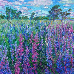 Painting Northwest Lupin