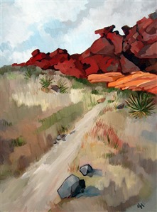 Painting Trail to the Wash