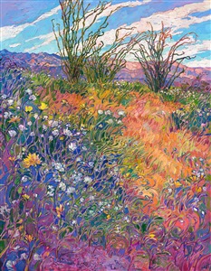 Painting Ocotillos and Blooms