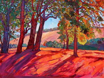 Painting Through the Oaks