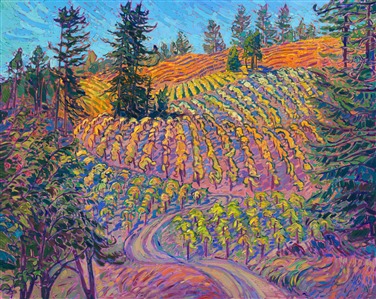 Painting Mendocino Vineyard