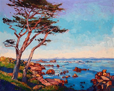 Paintings of Cypress Trees