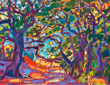 Painting Oaks in Light