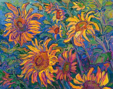 Painting Hues of Sunflowers