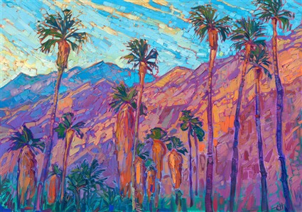 Painting Mountain Palms II