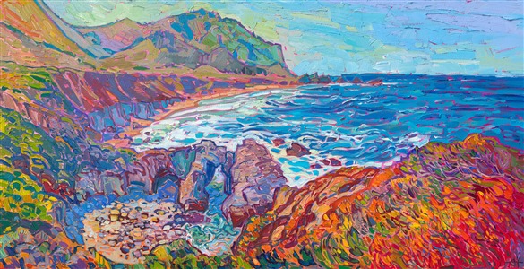 Painting Garrapata Beach