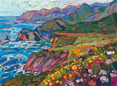 Painting Blooms and Coast