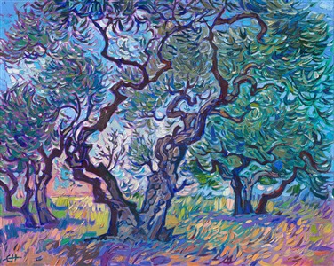 Painting Olive Trees at Arles