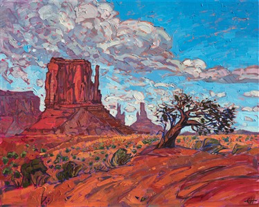 Painting Bristlecone in Red