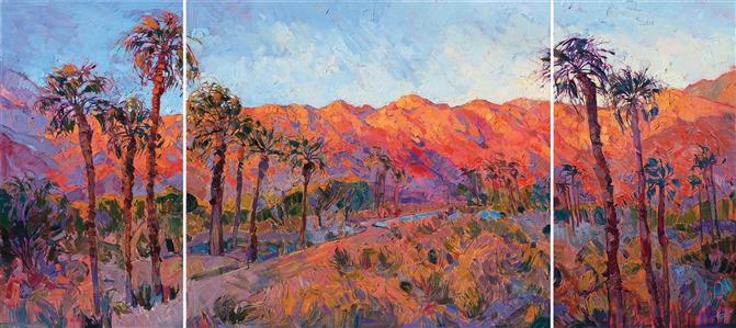 Painting La Quinta Dawn