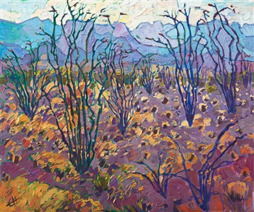 Painting Lilac Ocotillo 