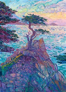 Painting Lone Cypress Light