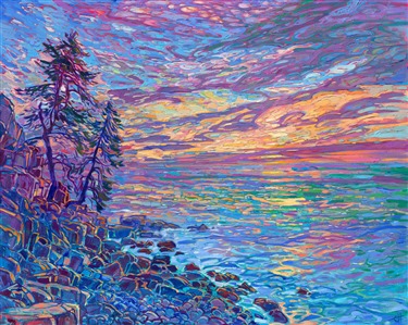 Painting Acadia First Light