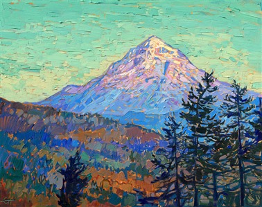 Painting Mt. Hood's Last Light