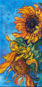 Painting Sunflower Sky