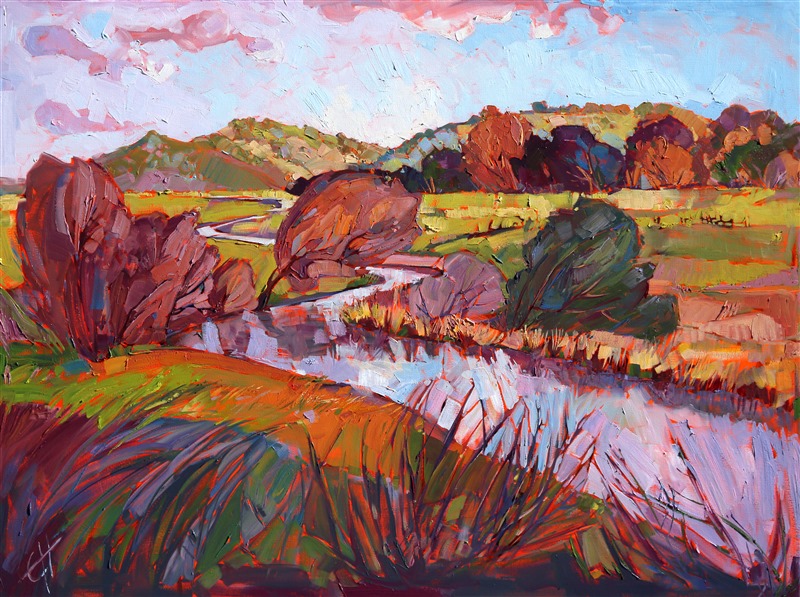 San Luis Obispo landscape artwork by oil painter Erin Hanson