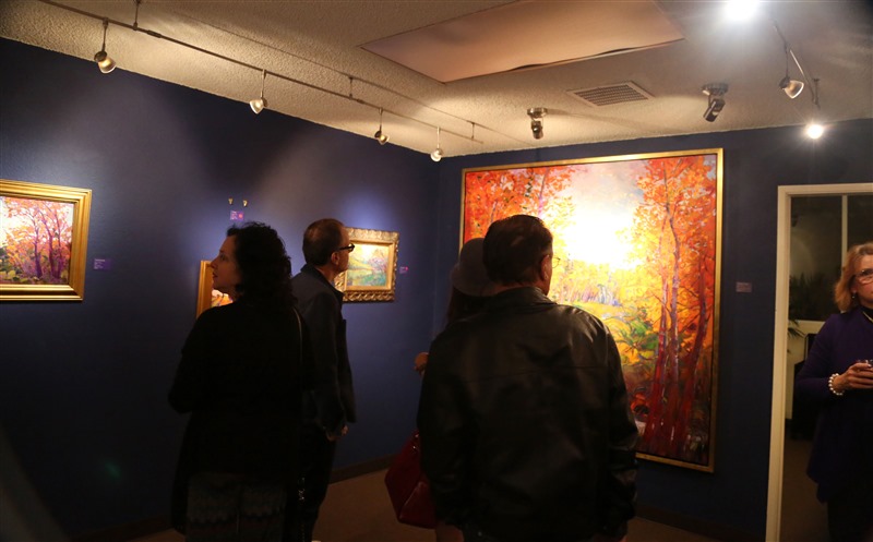 The Erin Hanson Gallery open house event