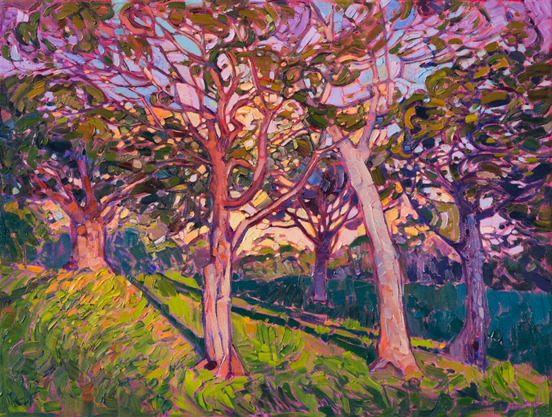 Contemporary impressionism brought to life by artist Erin Hanson.