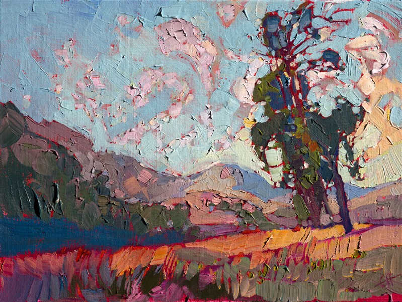 Modern impressionism oil painting by contemporary artist Erin Hanson