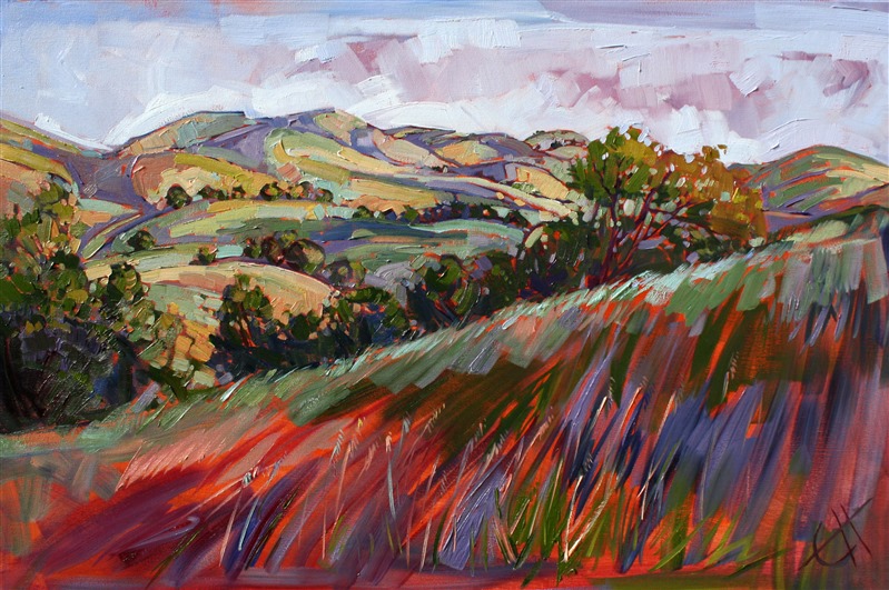 Colors at Paso, original impressionism work by Erin Hanson