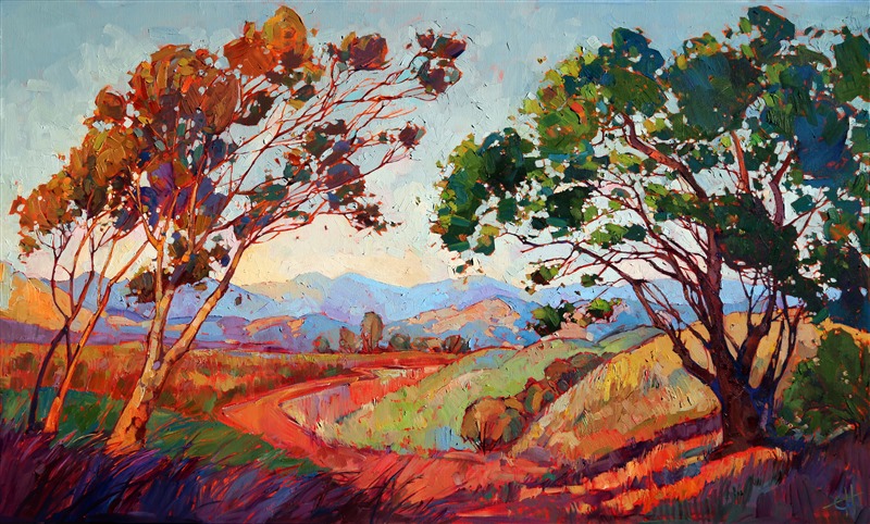 Contemporary California impressionism oil painting by Erin Hanson