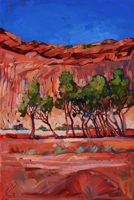 Canyon de Chelly oil painting by Erin Hanson