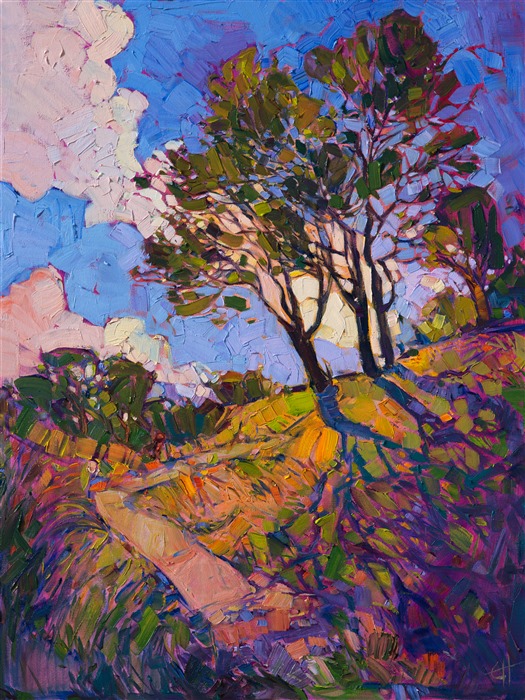 Crystal Light series original oil painting by Erin Hanson