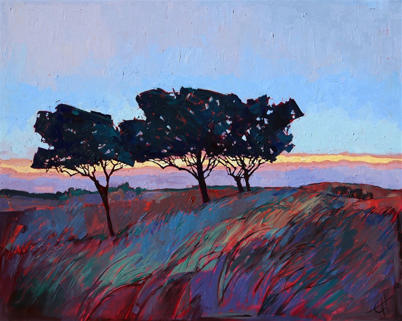 Open Impressionism artist Erin Hanson creates abstracted landscapes in oil