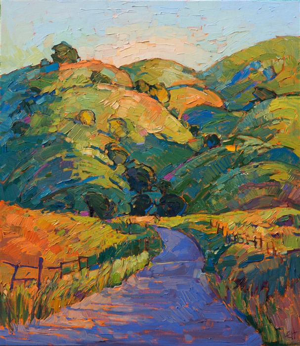 Paso Robles impressionism oil painting by American impressionist Erin Hanson