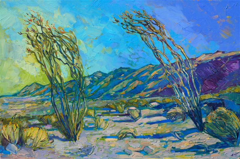 Fine example of modern impressionism by oil painter Erin Hanson.