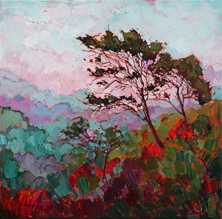 Griffith Park colorist oil painting by local artist Erin Hanson