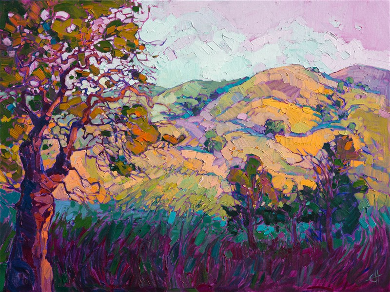 Paso Robles collectible oil paintings for sale by Erin Hanson