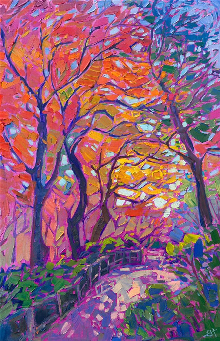 Japanese maple tree prints for sale by impressionist painter Erin Hanson.