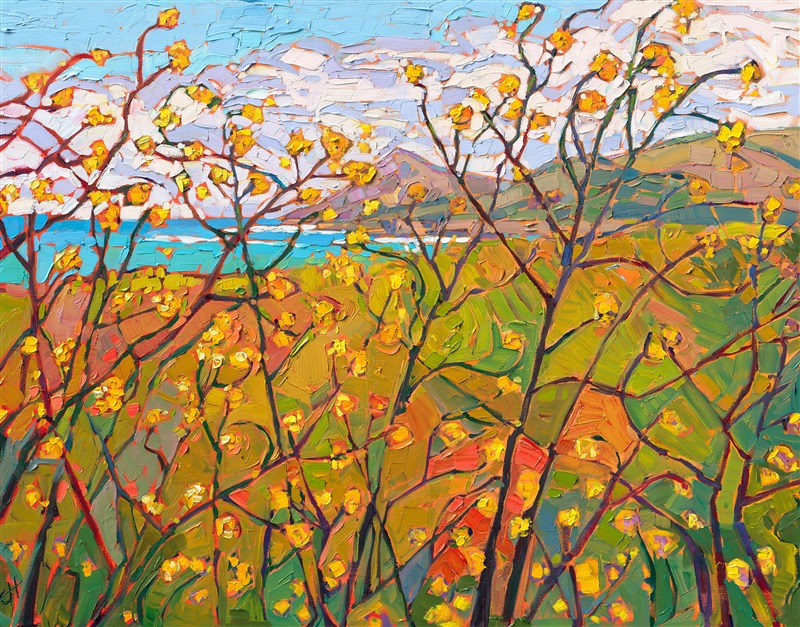 Abstract landscape by modern impressionist Erin Hanson