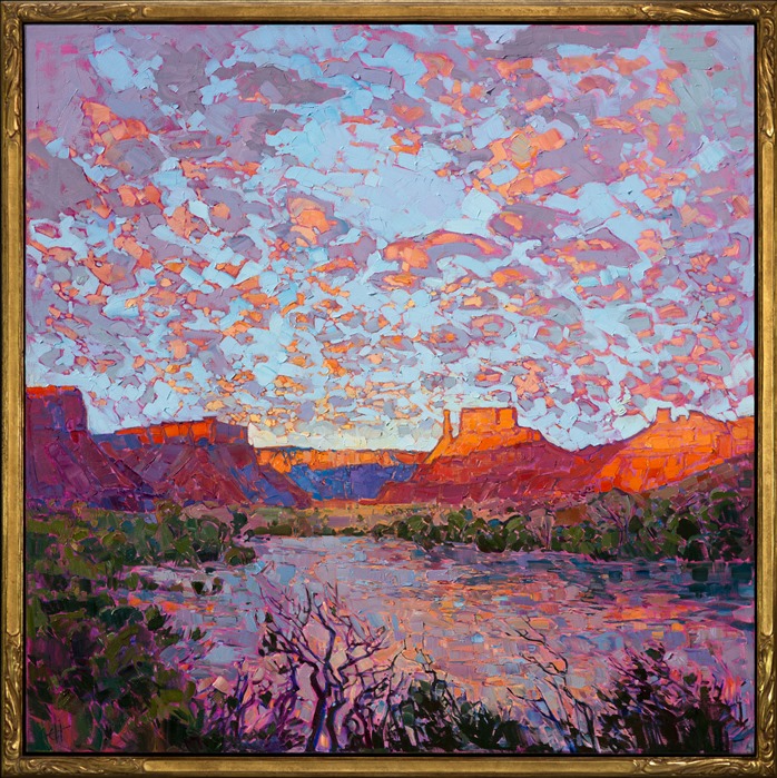 The Open Impressionism frame adorns this beautiful work, North of Arches.