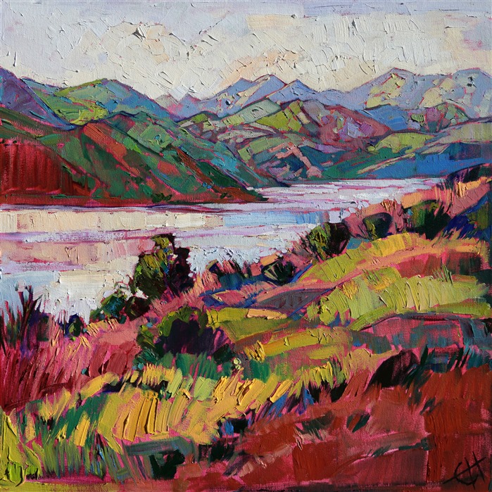 Central wine country artwork by California impressionist Erin Hanson