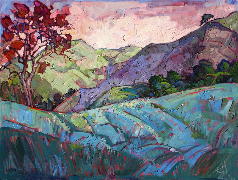 Open Impressionism oil painting by California artist Erin Hanson