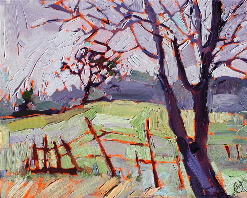 Paso Robles small oil on board, by Erin Hanson